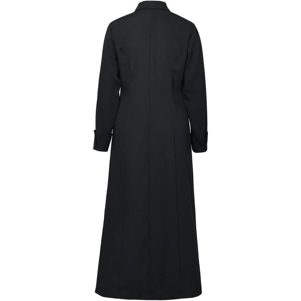 Christianartworkshop Damen-Pastorenrobe mit Kragen, Kreuzmotiv und femininer Silhouette - image 8
