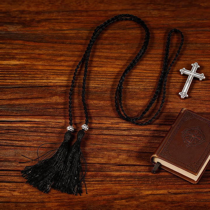 Christianartworkshop Geflochtener Gürtel mit Verzierungen und Quasten: Ein sakrales liturgisches Accessoire - image 5