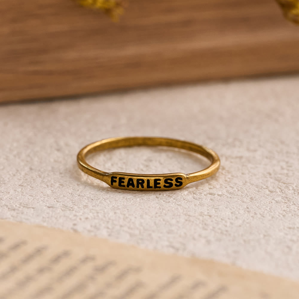 Christianartworkshop Elegantes, stapelbares Ring-Set mit eingraviertem Text BLESSED/FAITH/HOPE: Ein Symbol stiller Hingabe - image 7