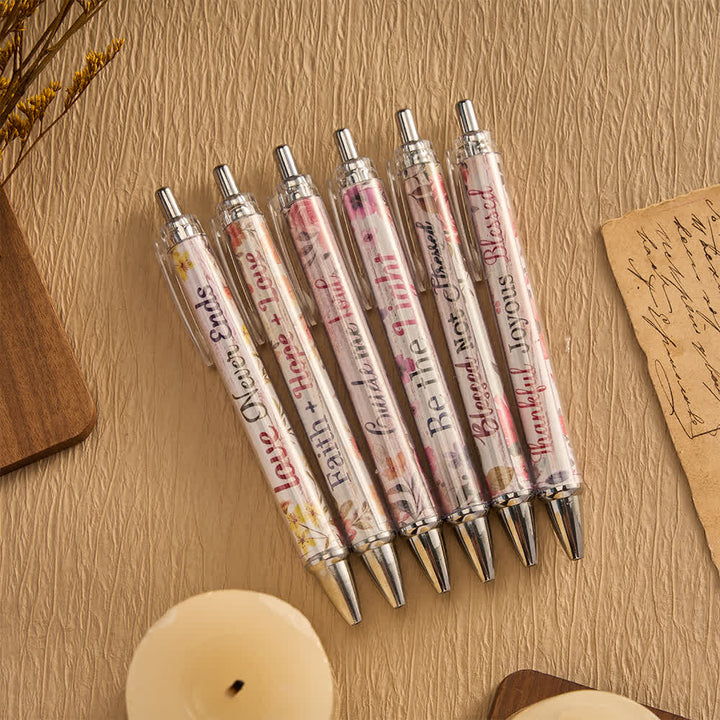 Christianartworkshop Geschenkset mit floralen Kreuz-Motiven, Motivationsstiften und Notizbüchern mit Bibelversen - image 11