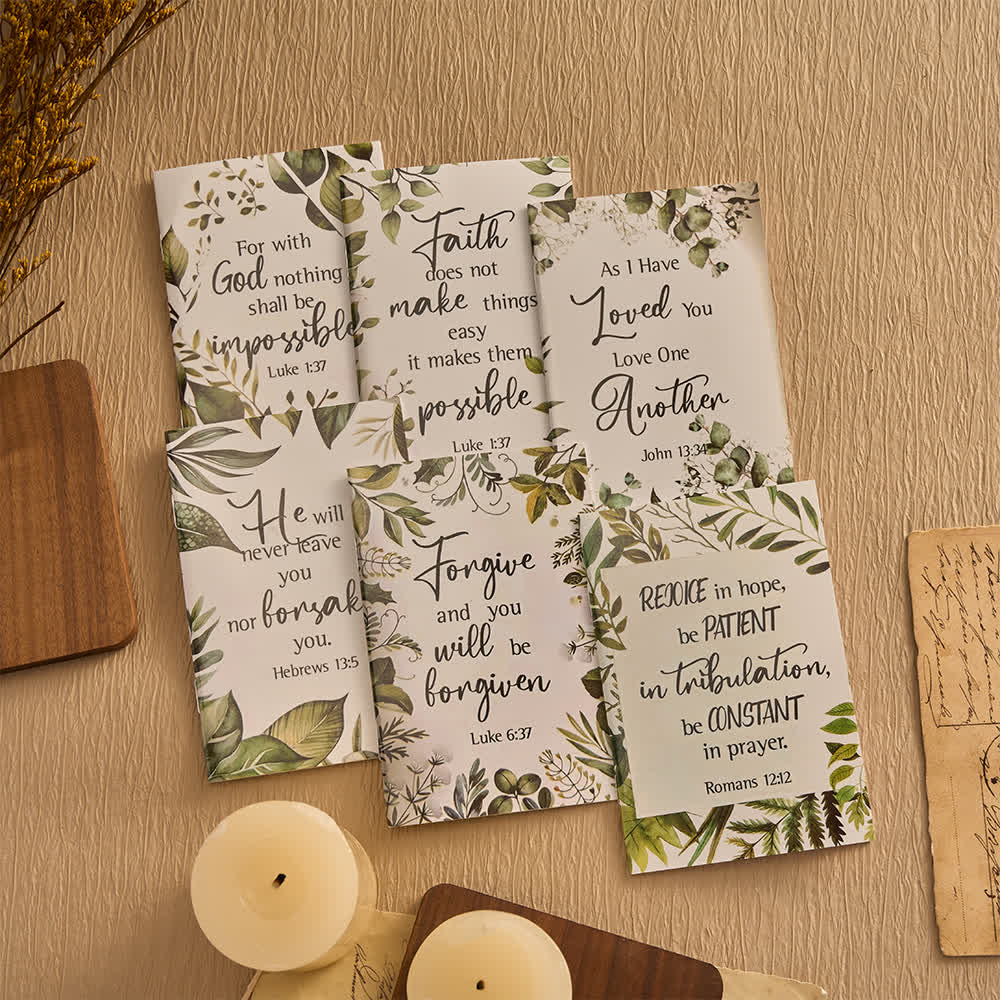 Christianartworkshop Geschenkset mit floralen Kreuz-Motiven, Motivationsstiften und Notizbüchern mit Bibelversen - image 25