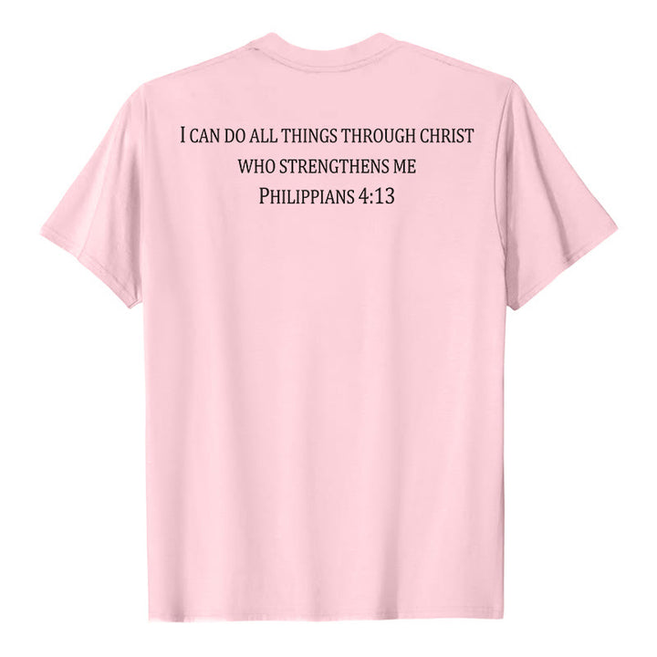 Christianartworkshop Klassisches T-Shirt mit Bibelversen und Aufdruck auf Vorder- und Rückseite – christliche Premium-Qualität, Kurzarm - image 11