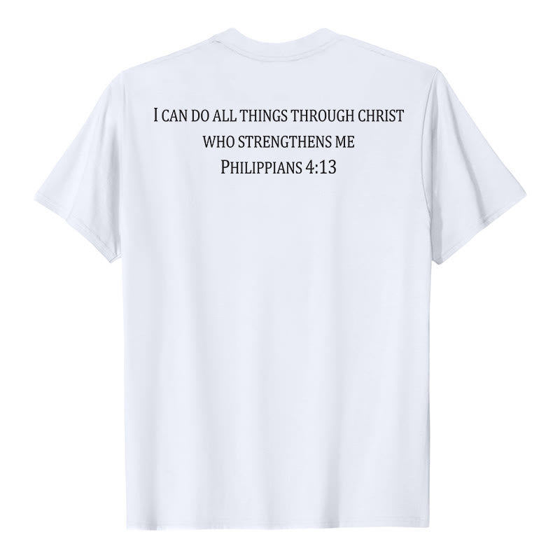 Christianartworkshop Klassisches T-Shirt mit Bibelversen und Aufdruck auf Vorder- und Rückseite – christliche Premium-Qualität, Kurzarm - image 8
