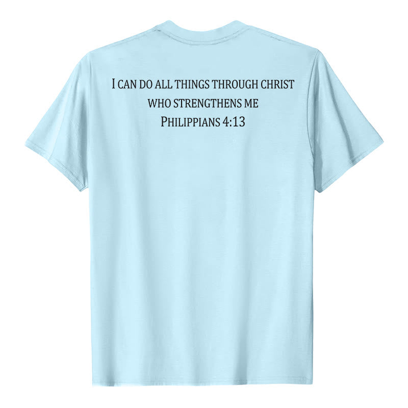 Christianartworkshop Klassisches T-Shirt mit Bibelversen und Aufdruck auf Vorder- und Rückseite – christliche Premium-Qualität, Kurzarm - image 23