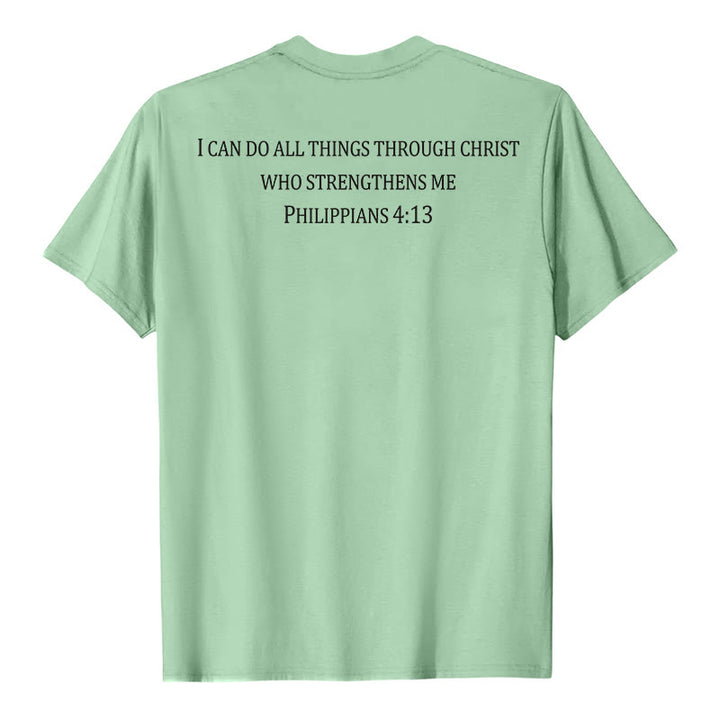 Christianartworkshop Klassisches T-Shirt mit Bibelversen und Aufdruck auf Vorder- und Rückseite – christliche Premium-Qualität, Kurzarm - image 17