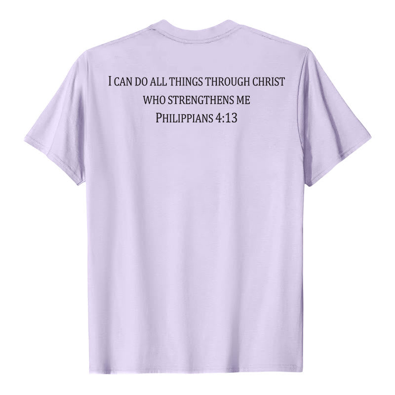 Christianartworkshop Klassisches T-Shirt mit Bibelversen und Aufdruck auf Vorder- und Rückseite – christliche Premium-Qualität, Kurzarm - image 14