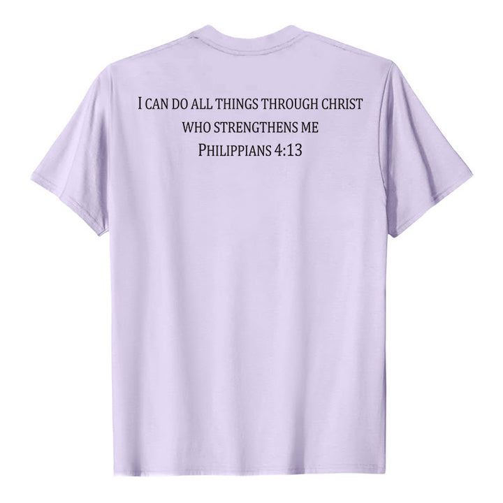Christianartworkshop Klassisches T-Shirt mit Bibelversen und Aufdruck auf Vorder- und Rückseite – christliche Premium-Qualität, Kurzarm - image 14