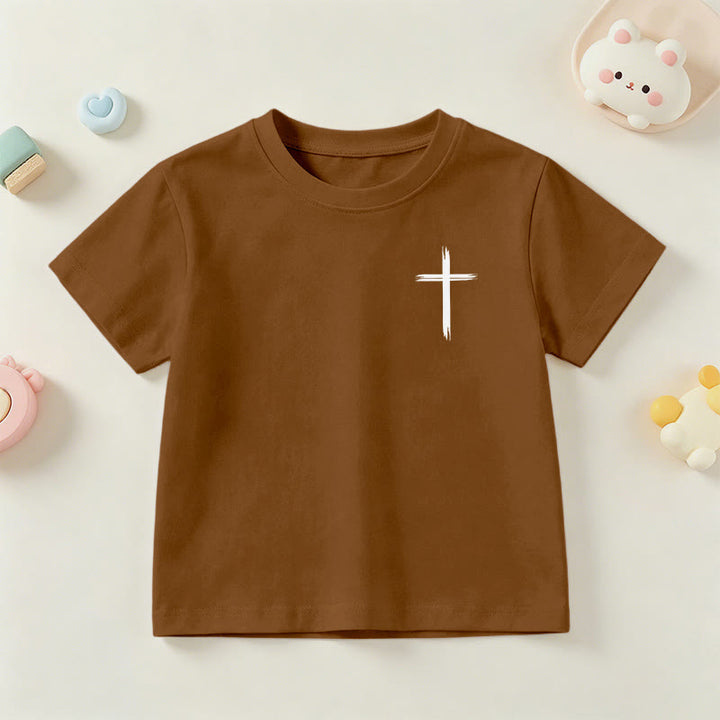Christianartworkshop Klassisches Kurzarm-T-Shirt mit Blumenmuster und dem Aufdruck „Alles, was ihr tut, geschehe in Liebe“ für Kinder - image 21