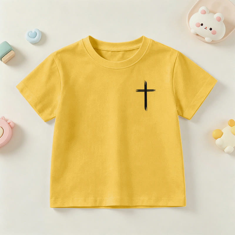 Christianartworkshop Klassisches Kurzarm-T-Shirt mit Blumenmuster und dem Aufdruck „Alles, was ihr tut, geschehe in Liebe“ für Kinder - image 30