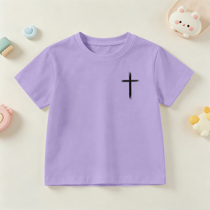 Christianartworkshop Klassisches Kurzarm-T-Shirt mit Blumenmuster und dem Aufdruck „Alles, was ihr tut, geschehe in Liebe“ für Kinder - image 48