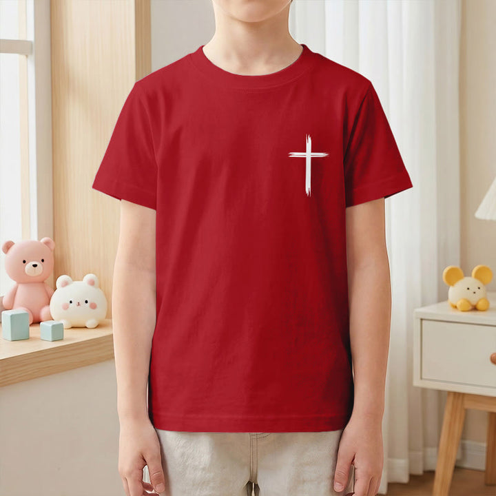 Christianartworkshop Klassisches Kurzarm-T-Shirt mit Blumenmuster und dem Aufdruck „Alles, was ihr tut, geschehe in Liebe“ für Kinder - image 58