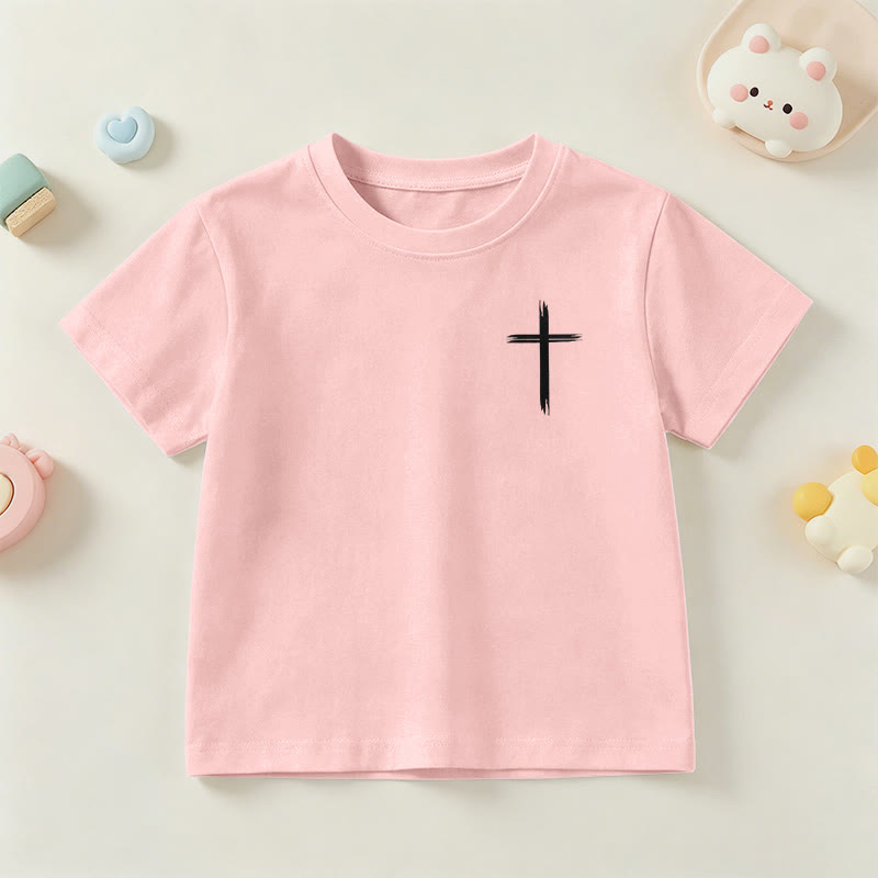 Christianartworkshop Klassisches Kurzarm-T-Shirt mit Blumenmuster und dem Aufdruck „Alles, was ihr tut, geschehe in Liebe“ für Kinder - image 66