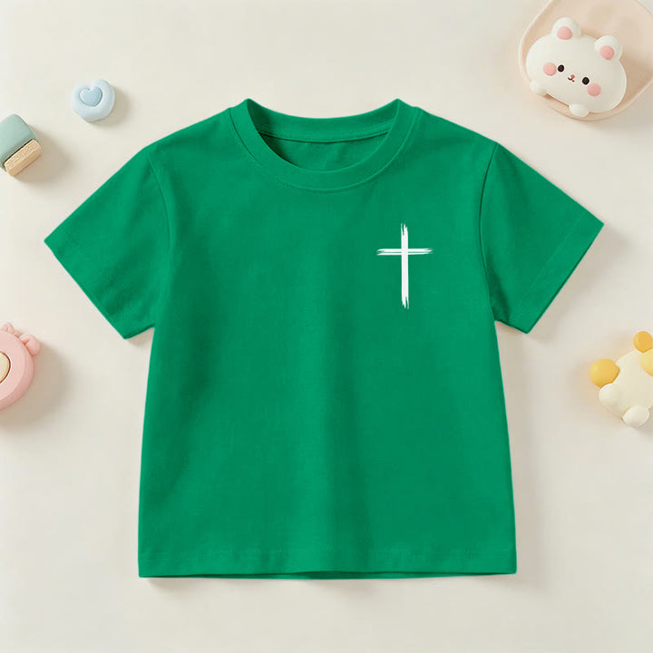 Christianartworkshop Klassisches Kurzarm-T-Shirt mit Blumenmuster und dem Aufdruck „Alles, was ihr tut, geschehe in Liebe“ für Kinder - image 75