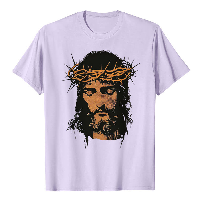 Christianartworkshop T-Shirt mit Jesusgesicht und Dornenkrone - image 20