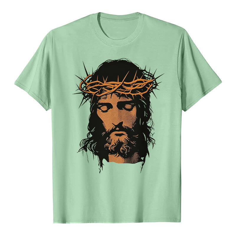 Christianartworkshop T-Shirt mit Jesusgesicht und Dornenkrone - image 23