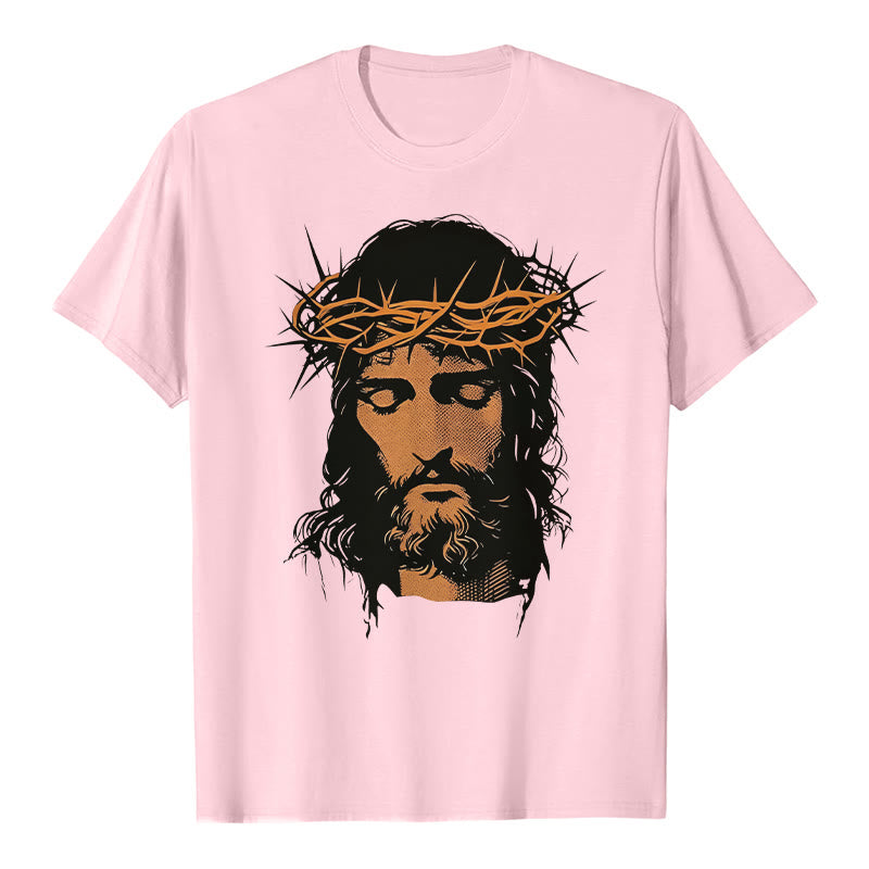 Christianartworkshop T-Shirt mit Jesusgesicht und Dornenkrone - image 17