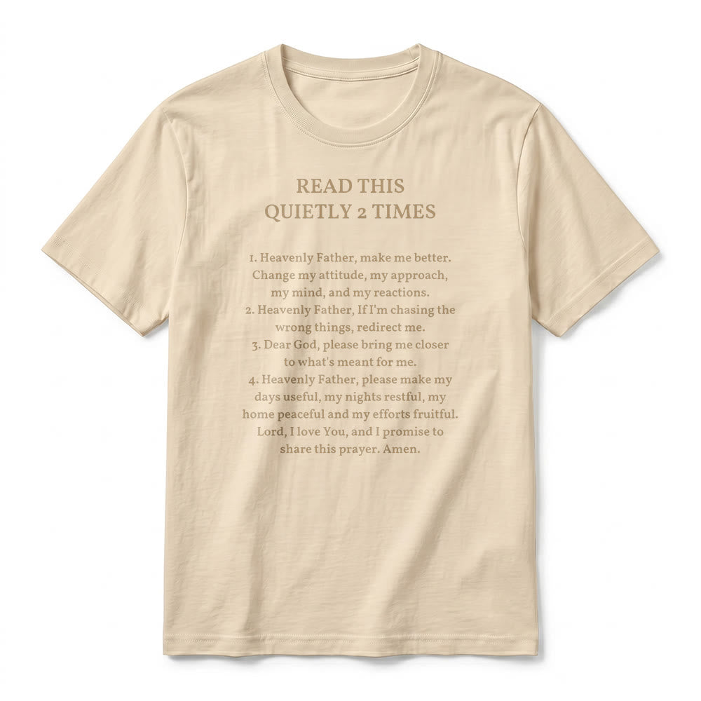 Christianartworkshop „Lies dies zweimal leise“ – Lustiges Premium-T-Shirt mit kurzen Ärmeln (Glaube) - image 15