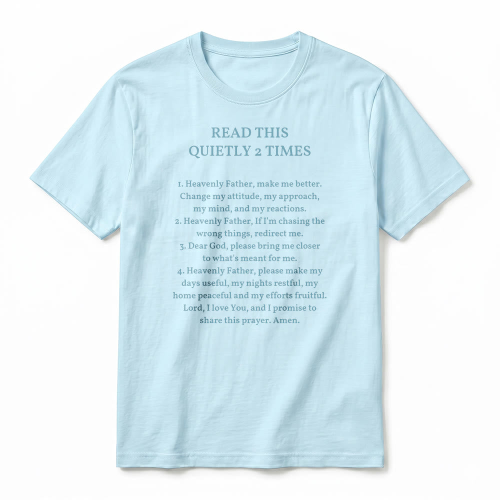 Christianartworkshop „Lies dies zweimal leise“ – Lustiges Premium-T-Shirt mit kurzen Ärmeln (Glaube) - image 18