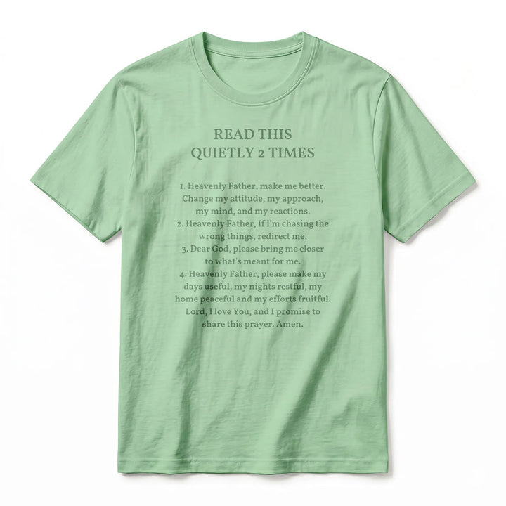 Christianartworkshop „Lies dies zweimal leise“ – Lustiges Premium-T-Shirt mit kurzen Ärmeln (Glaube) - image 21