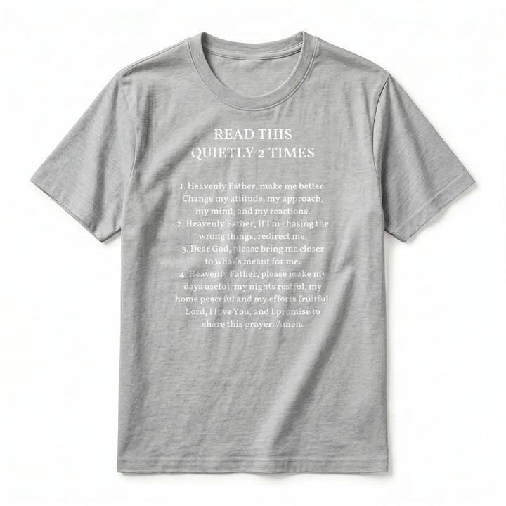 Christianartworkshop „Lies dies zweimal leise“ – Lustiges Premium-T-Shirt mit kurzen Ärmeln (Glaube) - image 12