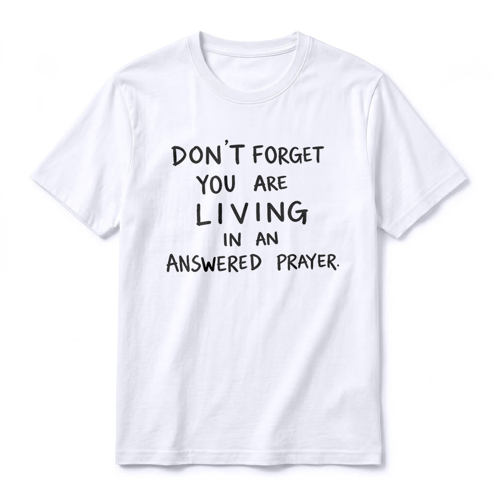 Christianartworkshop Premium-T-Shirt „Erhörtes Gebet“ mit kurzen Ärmeln – Treue Dankbarkeit - image 11
