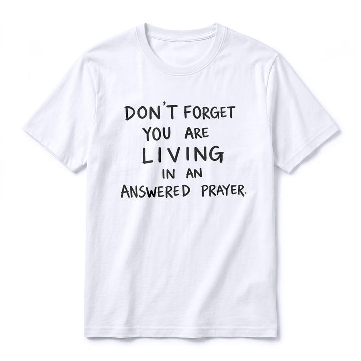 Christianartworkshop Premium-T-Shirt „Erhörtes Gebet“ mit kurzen Ärmeln – Treue Dankbarkeit - image 11
