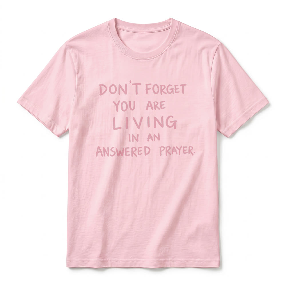 Christianartworkshop Premium-T-Shirt „Erhörtes Gebet“ mit kurzen Ärmeln – Treue Dankbarkeit - image 26