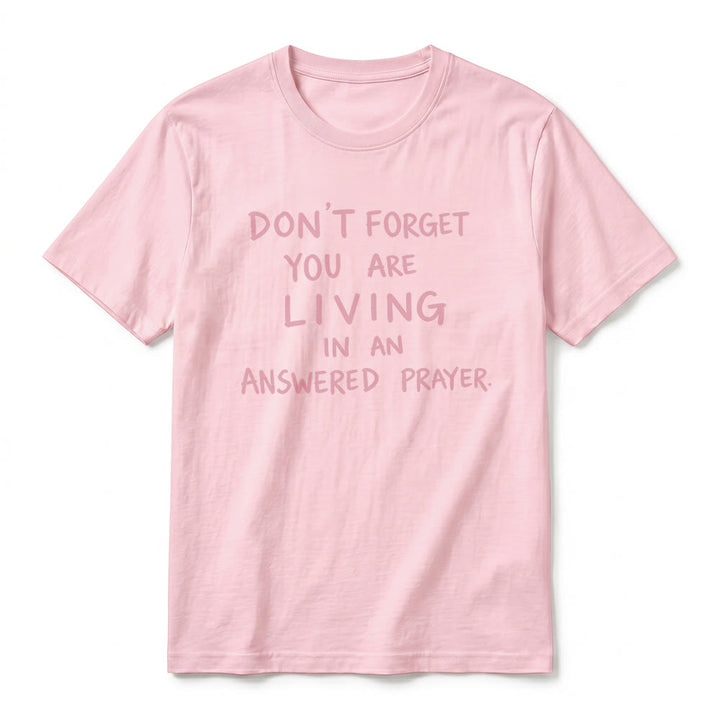 Christianartworkshop Premium-T-Shirt „Erhörtes Gebet“ mit kurzen Ärmeln – Treue Dankbarkeit - image 26