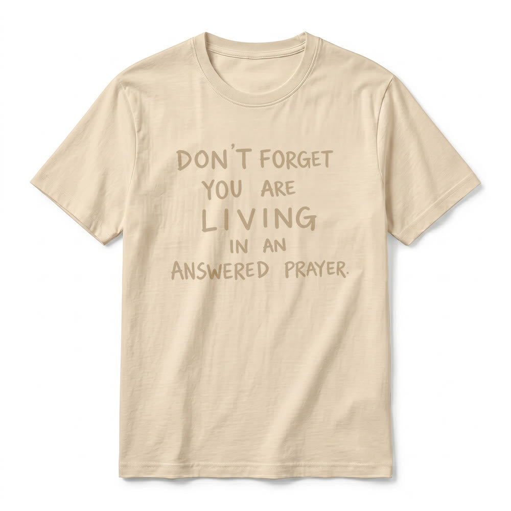 Christianartworkshop Premium-T-Shirt „Erhörtes Gebet“ mit kurzen Ärmeln – Treue Dankbarkeit - image 17