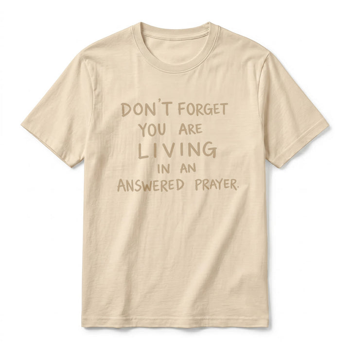 Christianartworkshop Premium-T-Shirt „Erhörtes Gebet“ mit kurzen Ärmeln – Treue Dankbarkeit - image 17