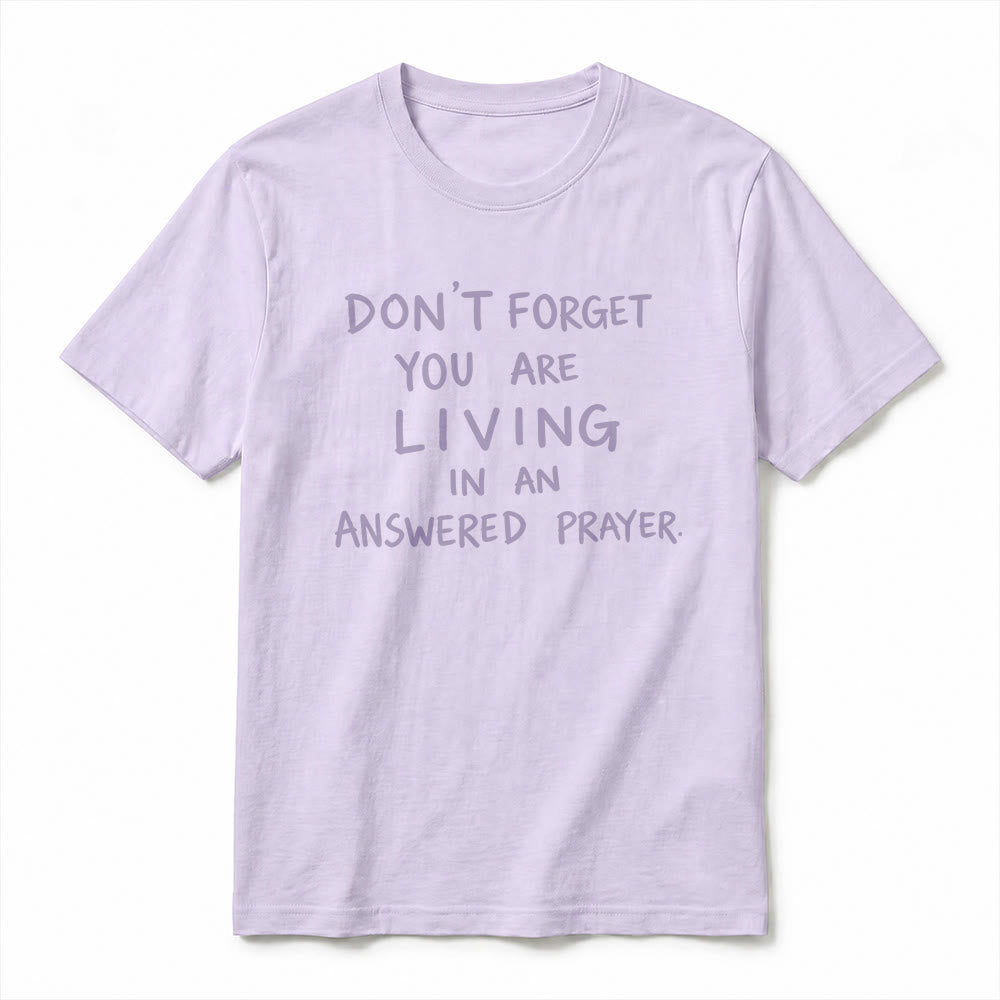 Christianartworkshop Premium-T-Shirt „Erhörtes Gebet“ mit kurzen Ärmeln – Treue Dankbarkeit - image 8
