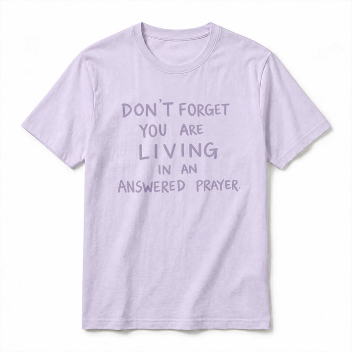 Christianartworkshop Premium-T-Shirt „Erhörtes Gebet“ mit kurzen Ärmeln – Treue Dankbarkeit - image 8