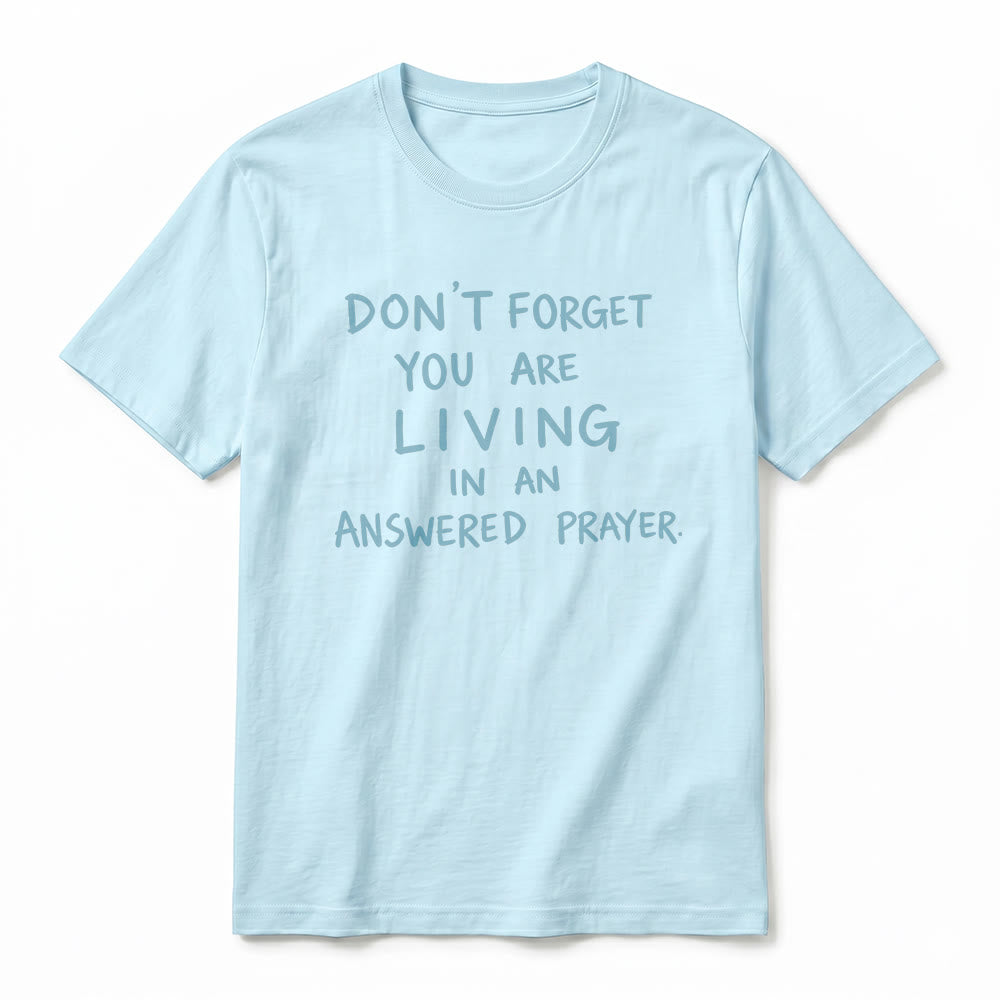 Christianartworkshop Premium-T-Shirt „Erhörtes Gebet“ mit kurzen Ärmeln – Treue Dankbarkeit - image 20