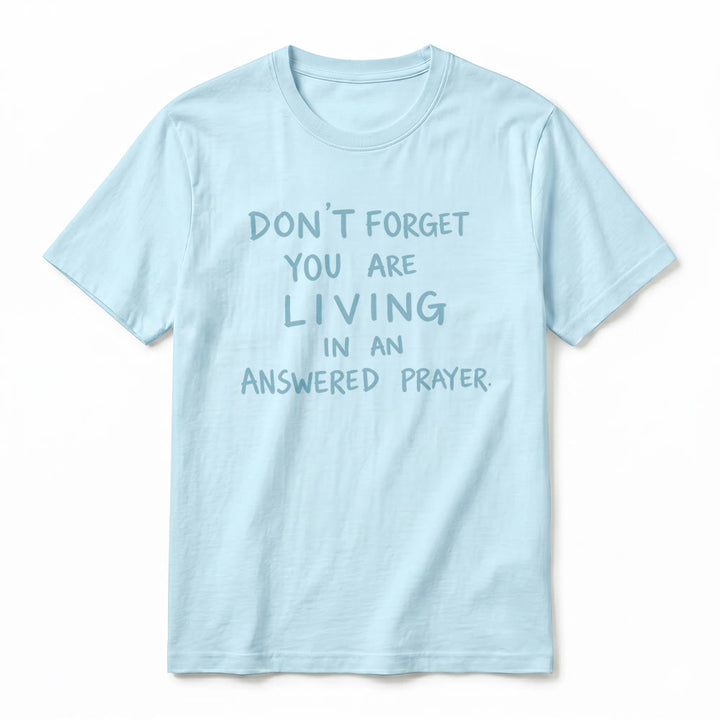 Christianartworkshop Premium-T-Shirt „Erhörtes Gebet“ mit kurzen Ärmeln – Treue Dankbarkeit - image 20