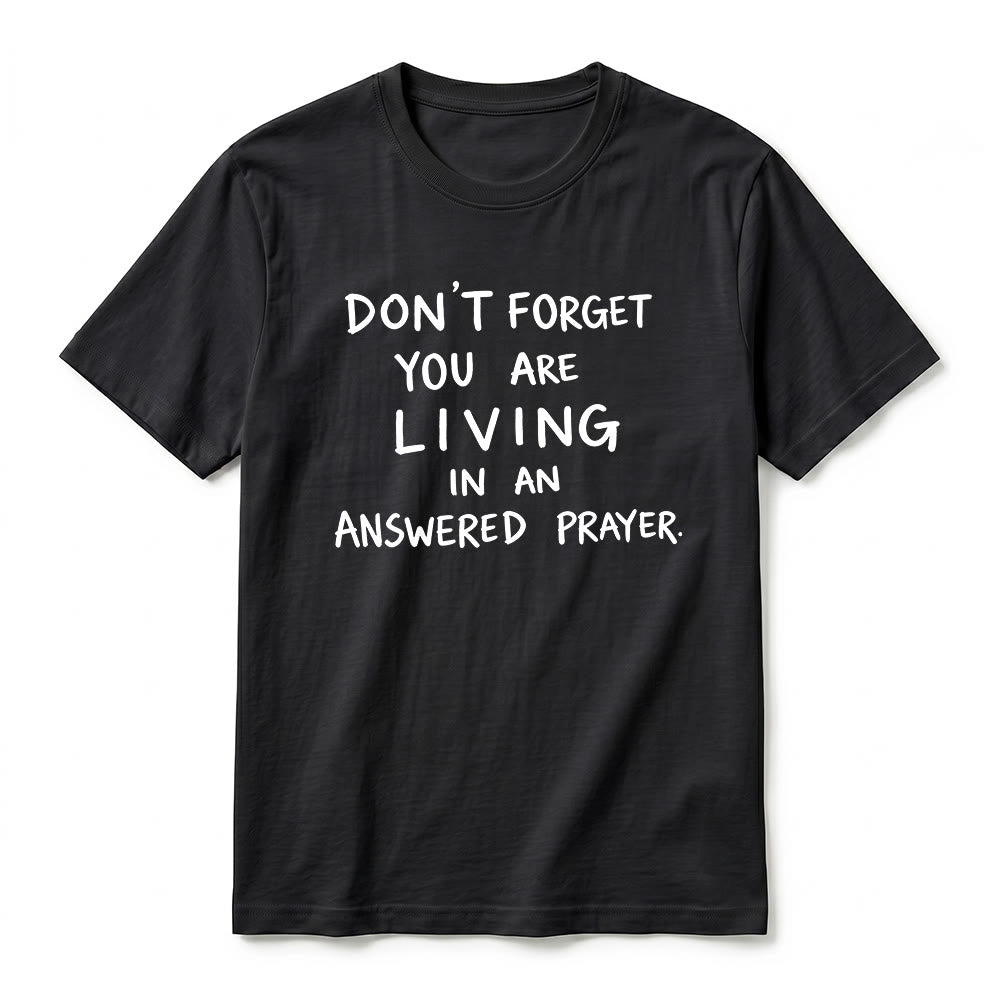 Christianartworkshop Premium-T-Shirt „Erhörtes Gebet“ mit kurzen Ärmeln – Treue Dankbarkeit - image 14