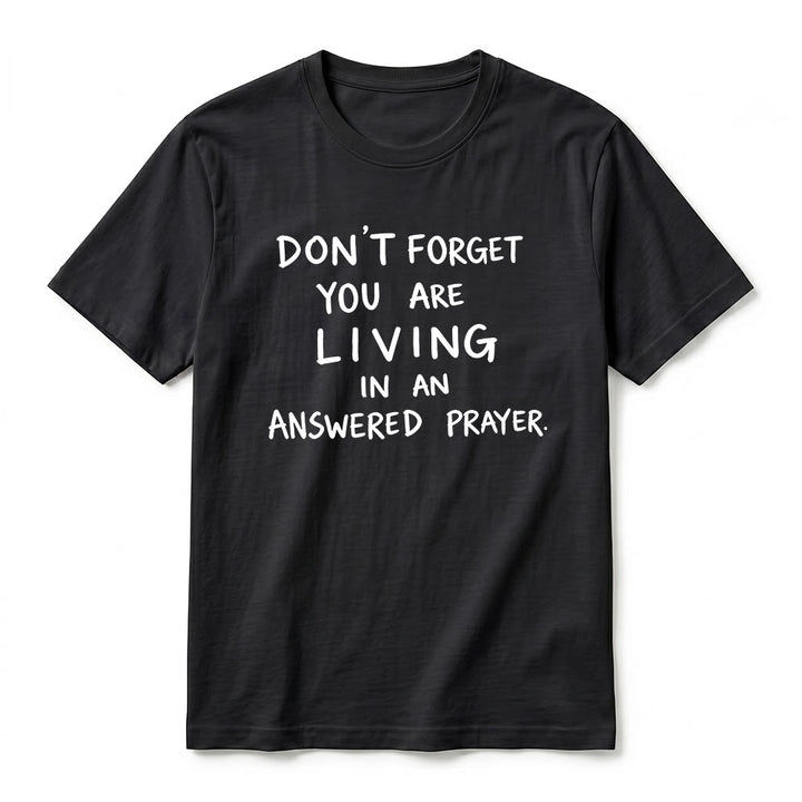 Christianartworkshop Premium-T-Shirt „Erhörtes Gebet“ mit kurzen Ärmeln – Treue Dankbarkeit - image 14