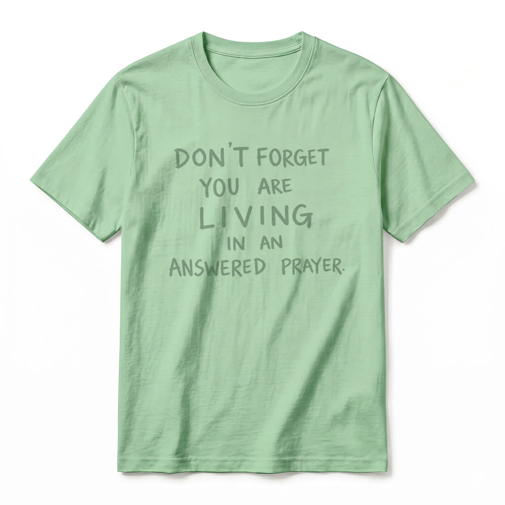 Christianartworkshop Premium-T-Shirt „Erhörtes Gebet“ mit kurzen Ärmeln – Treue Dankbarkeit - image 23