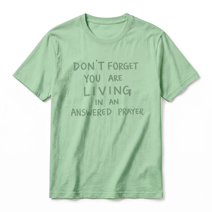Christianartworkshop Premium-T-Shirt „Erhörtes Gebet“ mit kurzen Ärmeln – Treue Dankbarkeit - image 23