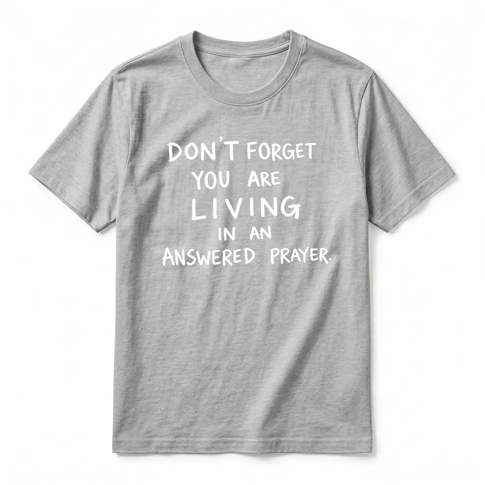Christianartworkshop Premium-T-Shirt „Erhörtes Gebet“ mit kurzen Ärmeln – Treue Dankbarkeit - image 5