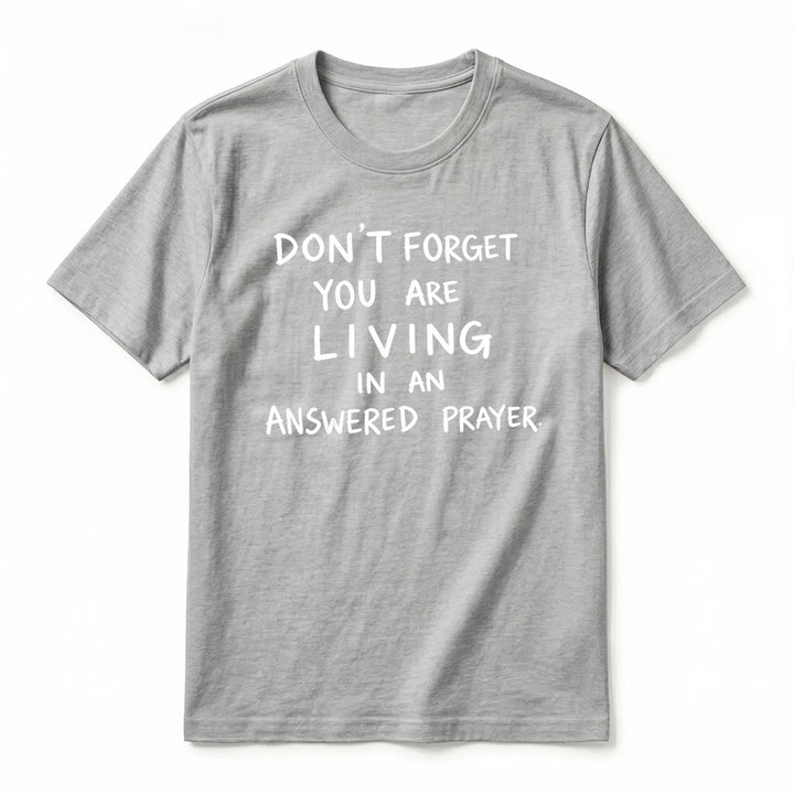 Christianartworkshop Premium-T-Shirt „Erhörtes Gebet“ mit kurzen Ärmeln – Treue Dankbarkeit - image 5