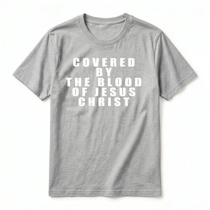 Christianartworkshop „Bedeckt durch das Blut Jesu Christi“ Statement Premium Kurzarm-T-Shirt - image 18
