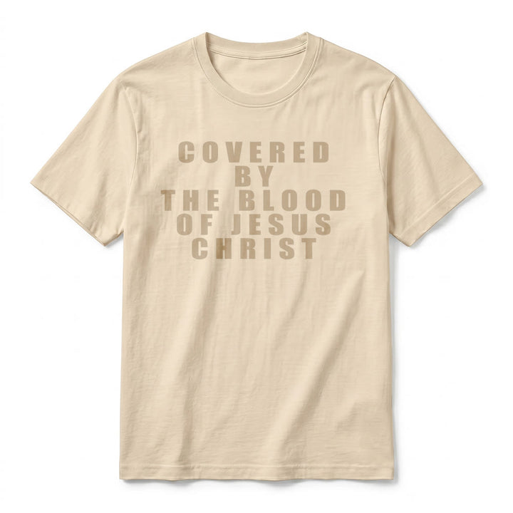Christianartworkshop „Bedeckt durch das Blut Jesu Christi“ Statement Premium Kurzarm-T-Shirt - image 21