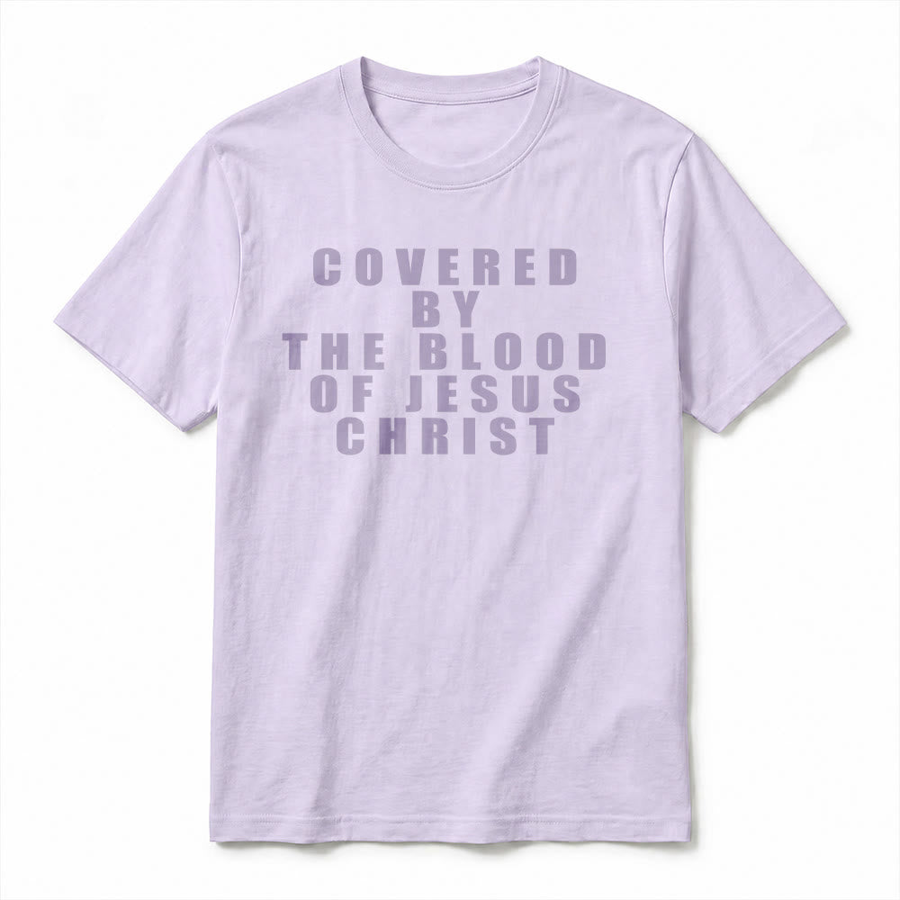 Christianartworkshop „Bedeckt durch das Blut Jesu Christi“ Statement Premium Kurzarm-T-Shirt - image 12