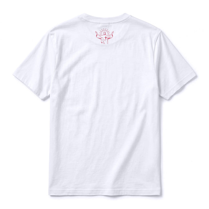 Christianartworkshop Psalm 34,7 „Der Engel des Herrn“ – Premium-T-Shirt mit Vorder- und Rückseitendruck, Kurzarm - image 6