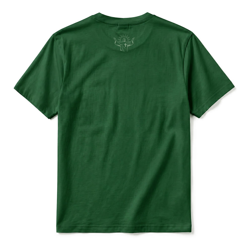 Christianartworkshop Psalm 34,7 „Der Engel des Herrn“ – Premium-T-Shirt mit Vorder- und Rückseitendruck, Kurzarm - image 27