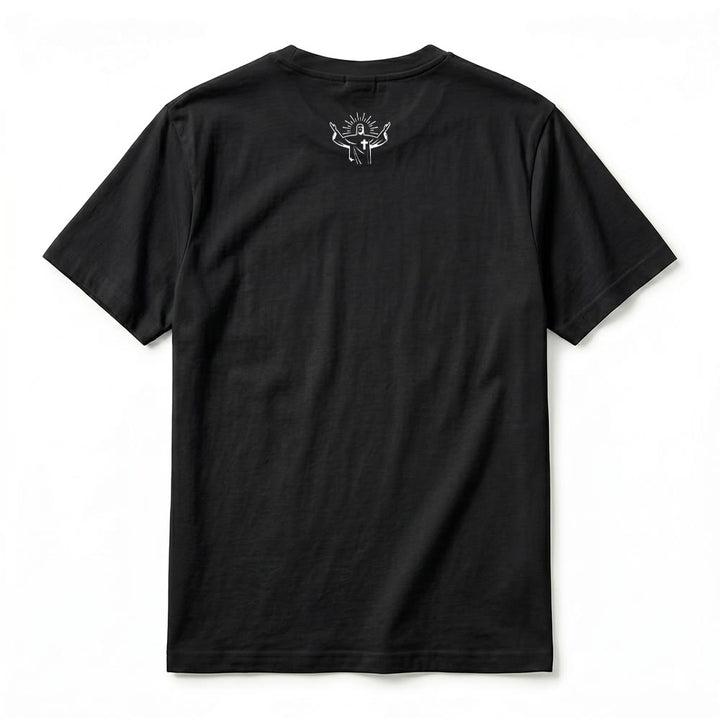 Christianartworkshop Faith Mom T-Shirt mit Kreuzmuster auf der Vorderseite, Premium-Kurzarmshirt - image 6