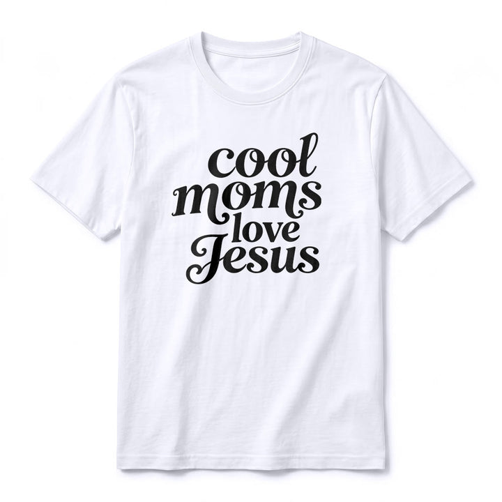 Christianartworkshop Premium-T-Shirt mit Kurzarm und Aufdruck „Coole Mütter lieben Jesus“ (Vorder- und Rückseite) - image 5
