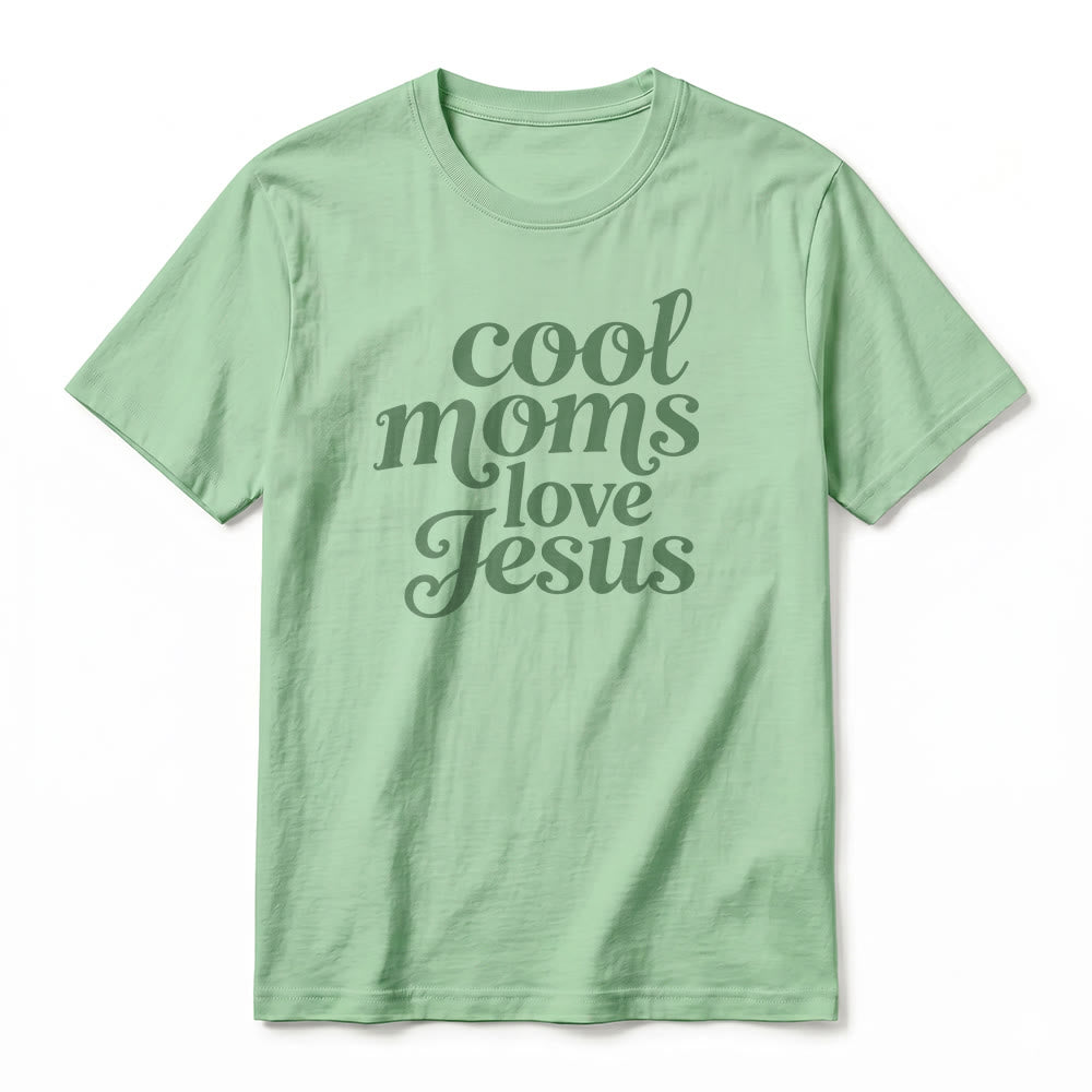 Christianartworkshop Premium-T-Shirt mit Kurzarm und Aufdruck „Coole Mütter lieben Jesus“ (Vorder- und Rückseite) - image 23