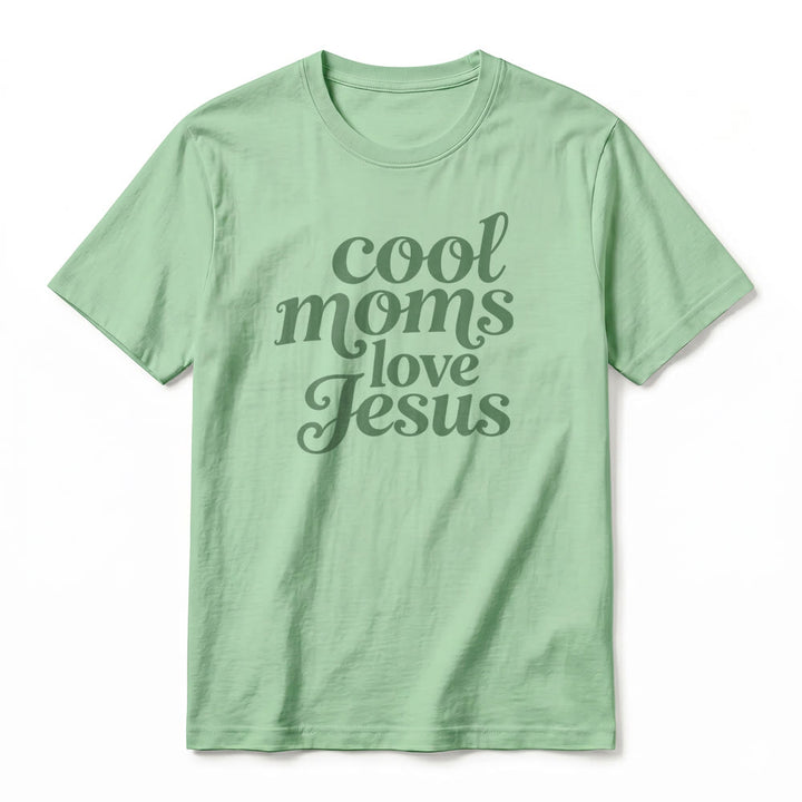 Christianartworkshop Premium-T-Shirt mit Kurzarm und Aufdruck „Coole Mütter lieben Jesus“ (Vorder- und Rückseite) - image 23