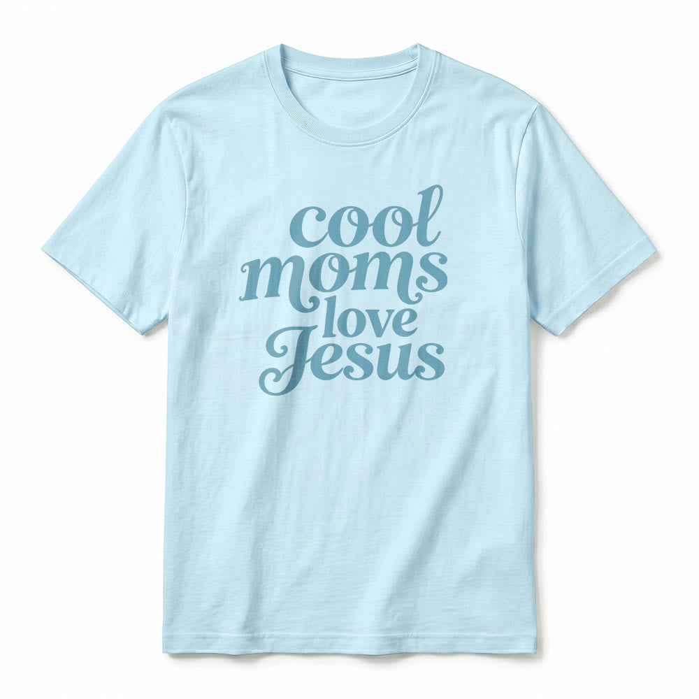 Christianartworkshop Premium-T-Shirt mit Kurzarm und Aufdruck „Coole Mütter lieben Jesus“ (Vorder- und Rückseite) - image 11